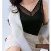 Women Lightweight Satin Shaping Slimming Camisole Built In Bra Layering Underwear