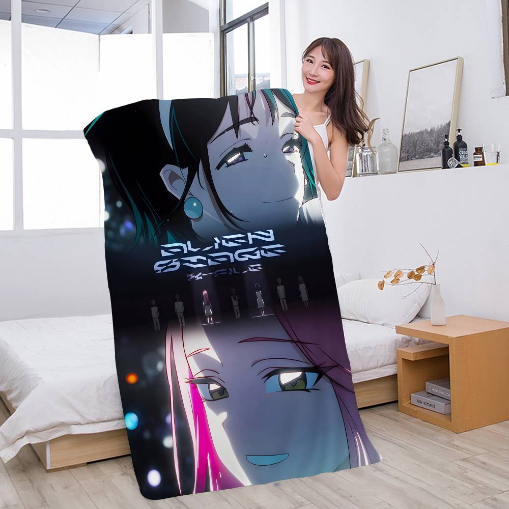 Anime Pop a-ALIEN STAGE Microfiber Blanket Quick Drying Beach Towels Oversized Printing Super Absorbent Pool Towel Blanket