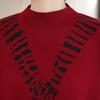 2025 New Autumn Women's High-Neck Knit Sweater for Middle-Aged Fashion
