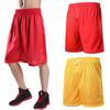Men's Plus Size Breathable Double-Sided Basketball Shorts - Over-the-Knee, Loose Fit, Sweat-Absorbing, Trendy Sportswear.