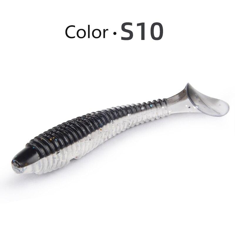 

MEREDITH Swing Impact FAT Fishing Lures 75mm 85mm 180mm Paddle Tail Lures Воблер М яка приманка для окуня Силіконова приманка 85mm 10pcs