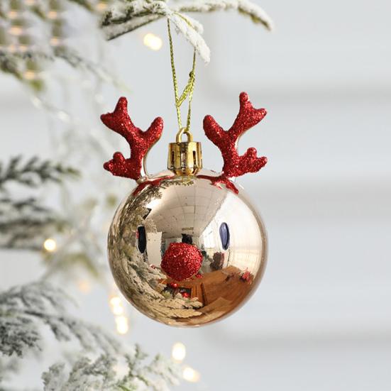 Julgranskulahänge Användbar Dekorera Utsökt Julgranskulahänge Tecknat Djur Julfest Dekoration Kulhänge