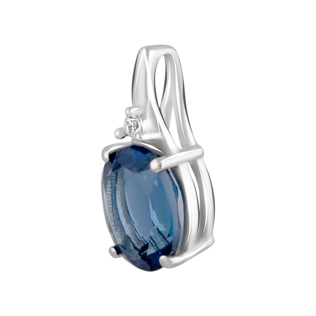 Silver Pendant with Nano Tanzanite 1.6ct (2110194)