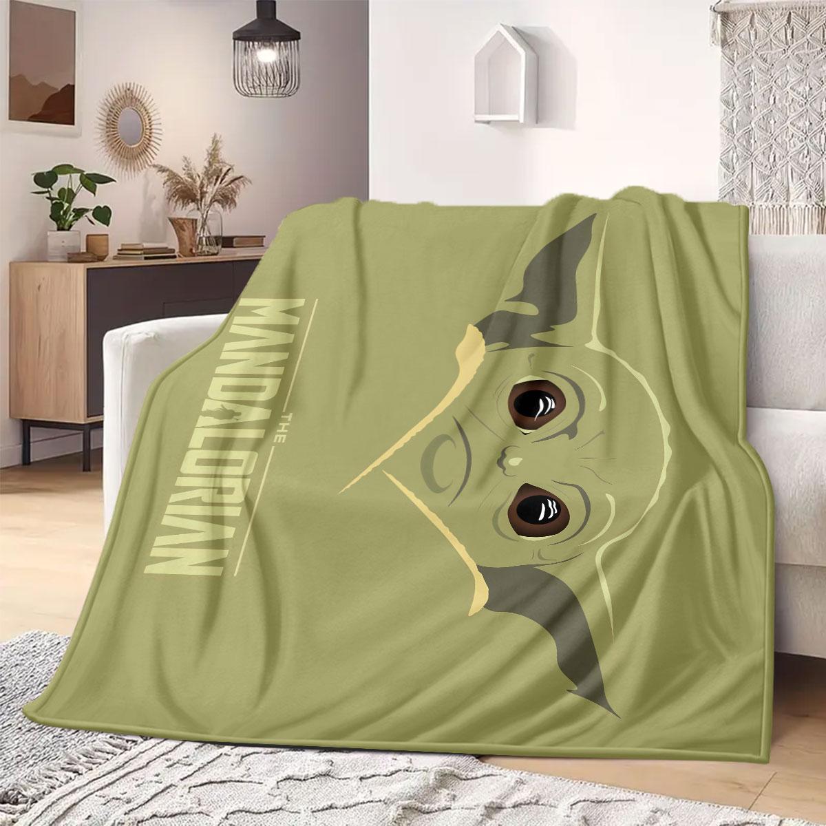 

StarWars Cartoon Flannel Blanket for Bedrooms Sofas Beds Chairs Travel Picnics Print Home Decor Great Gift Various Sizes 75x90cm