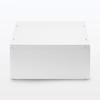 Muji Recycled Polypropylene Small Storage Case Medium White Gray Approximately Width 26 Depth 37 Height 12 cm