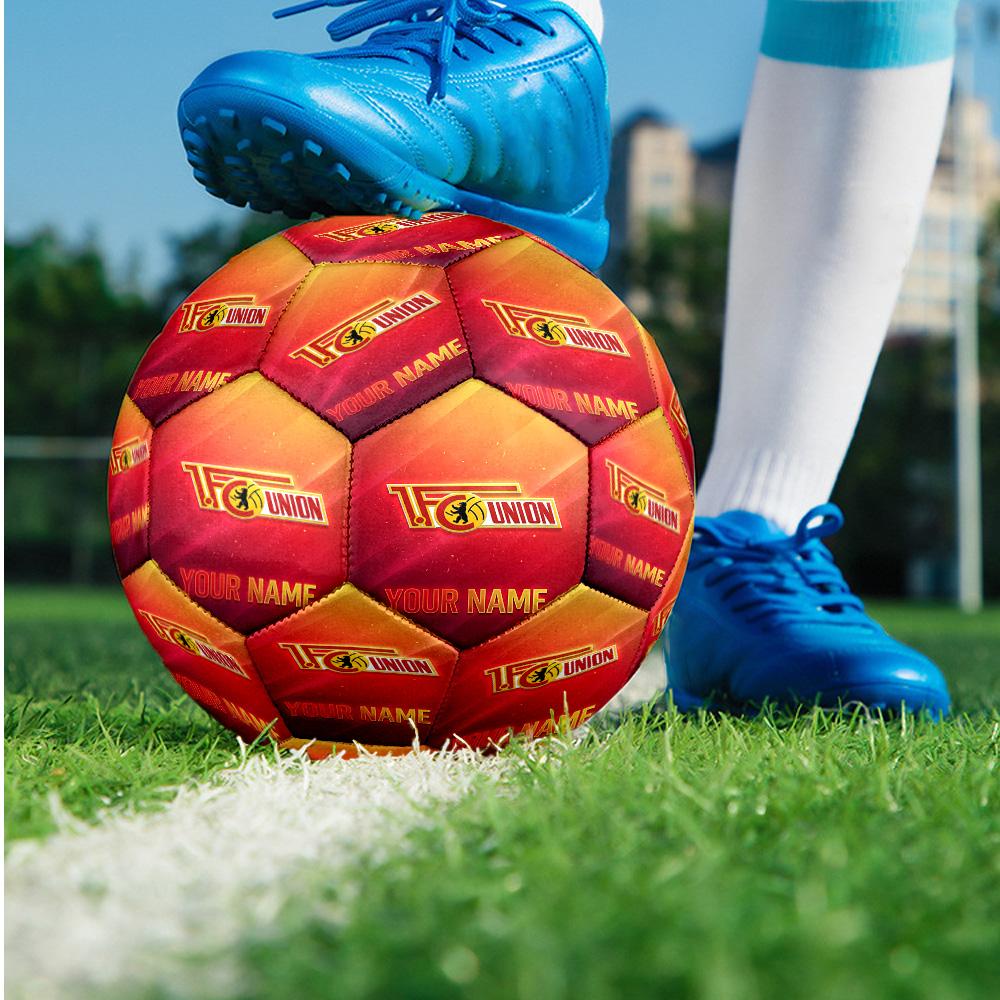 Union Berlin FC Fashion Size 5 Football Wearproof Non‑Slip Soccer Ball For Sports Training Entertainment Use
