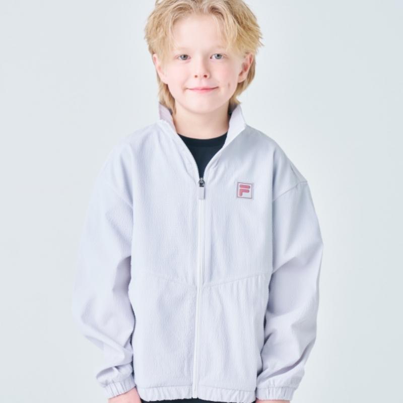 [fila Kids] Seersucker Functional Jacket  Fk2jkf2501m Icg  q0zFk2jkf2501mIcg