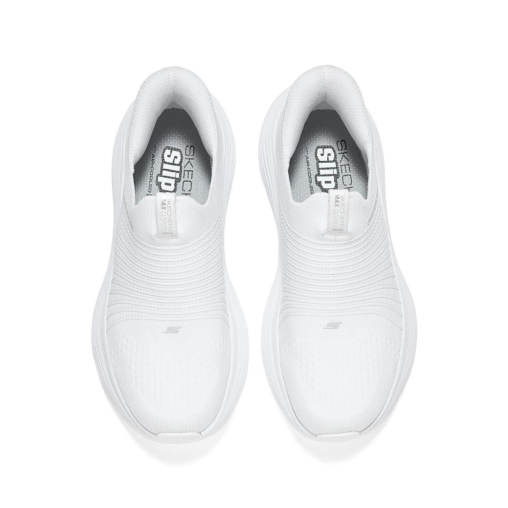Skechers Womens Go Slip-On Shoes Comfortable Cushioning Sports Casual Shoes Women Sneakers White 129475-WSL