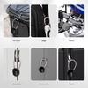 Password Lock, Wire Rope Flexible 3-Digit Combination Keyless Zinc Alloy Anti-Theft Lock for Helmets Car Baskets Luggage Wardrobes Travel Security