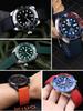 18mm 20mm 22mm Rubber Strap for Rolex SUB Omega Seamaster Seiko 005 IW DW Replacement Wrist Bracelet BLANCPAIN Fifty Fathoms