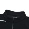 Fila Comfortable Stand Collar Half Zip Knit Long Sleeve T-Shirt Men Tops Deep-Black A11M515210FBK