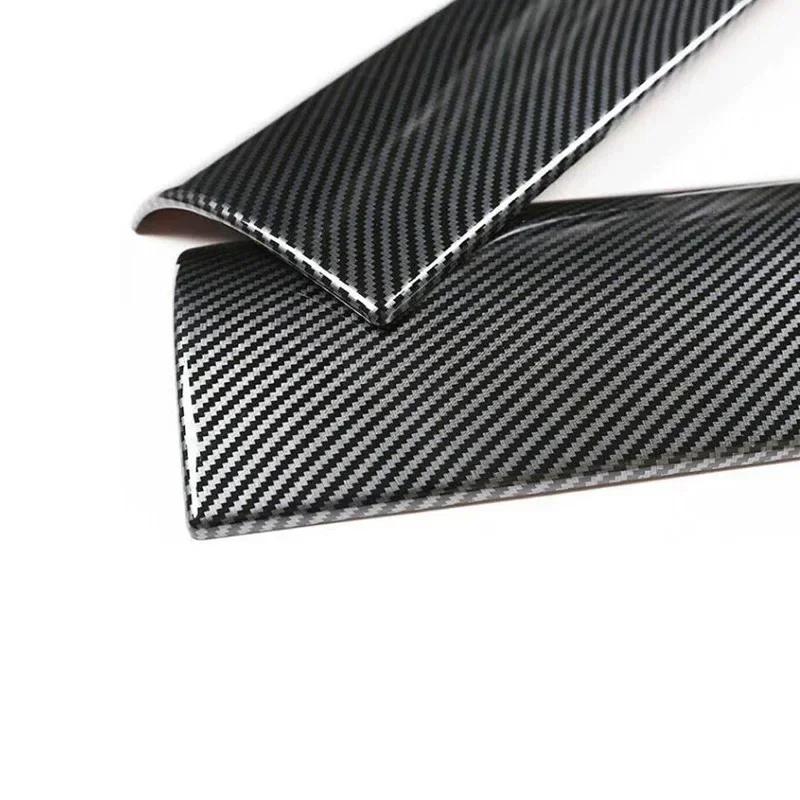 For Mercedes Benz E CLS Class W212 W218 LHD Car Center Console Armrest Box Trim Cover Carbon Fiber Style Auto Inner Decor Parts