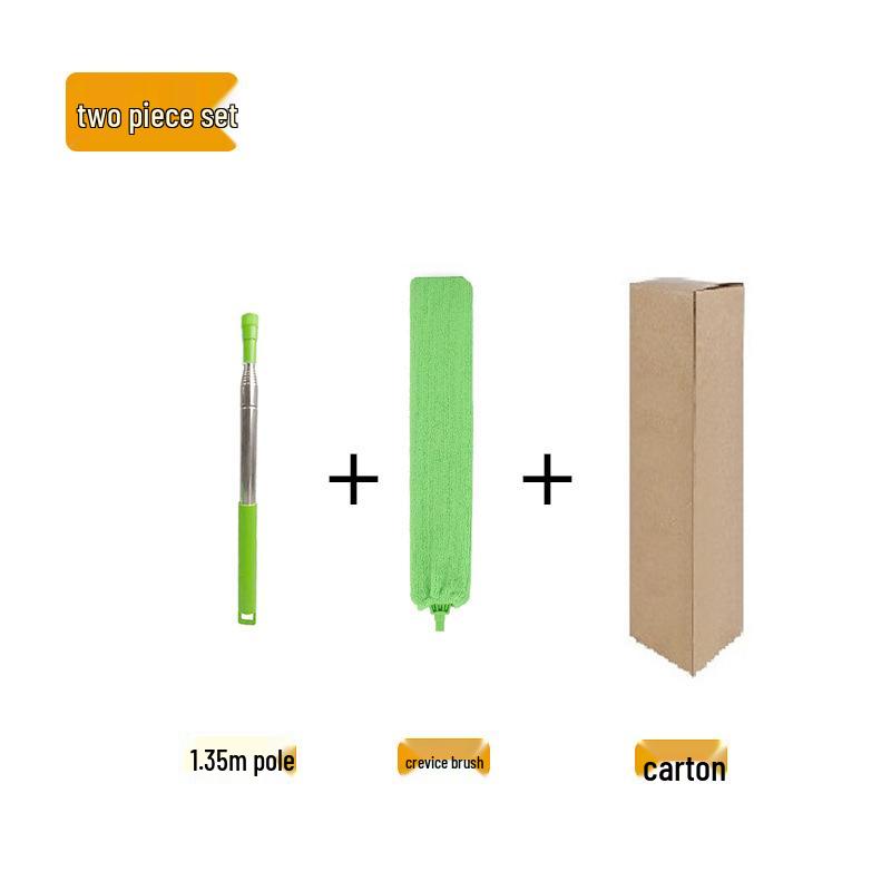 Retractable Extendable Gap Brush & Roof Duster - Household Cleaning Tool for Dusting Under Beds and More