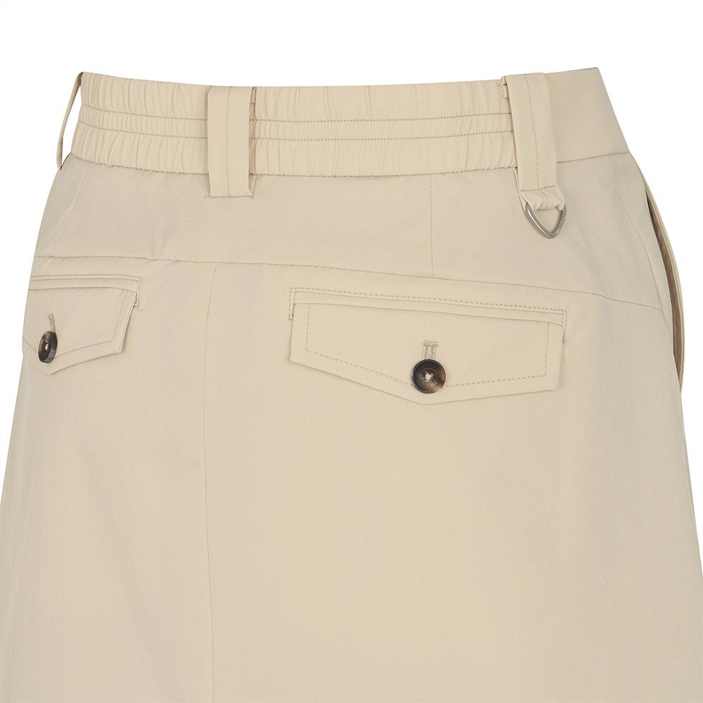 MALBON GOLF Casual H-Line Skirt Beige (Woman)