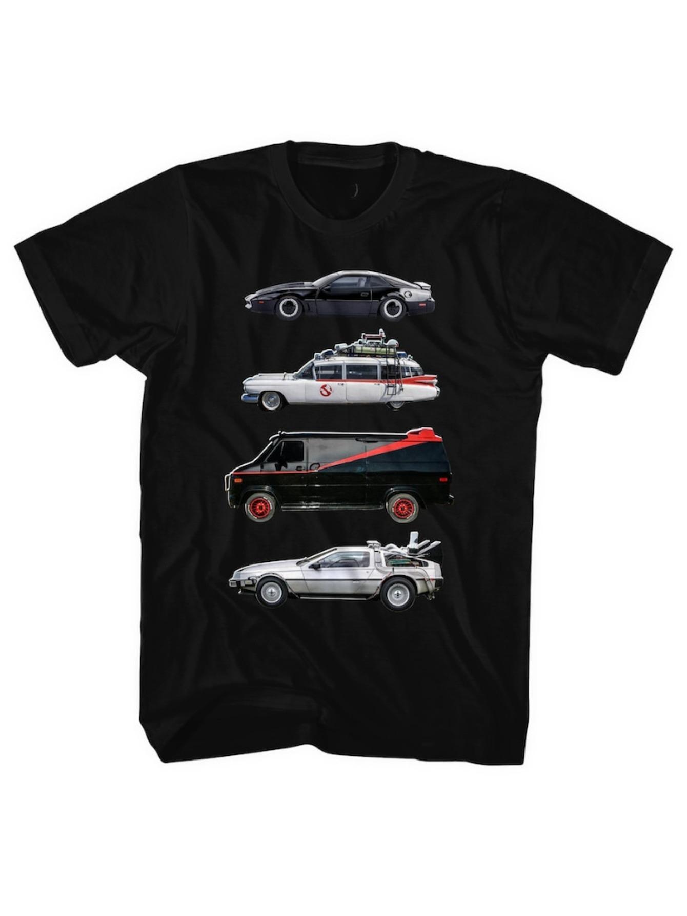 

T-Shirt y2k 1pc Retro Film Cars Black 3XL