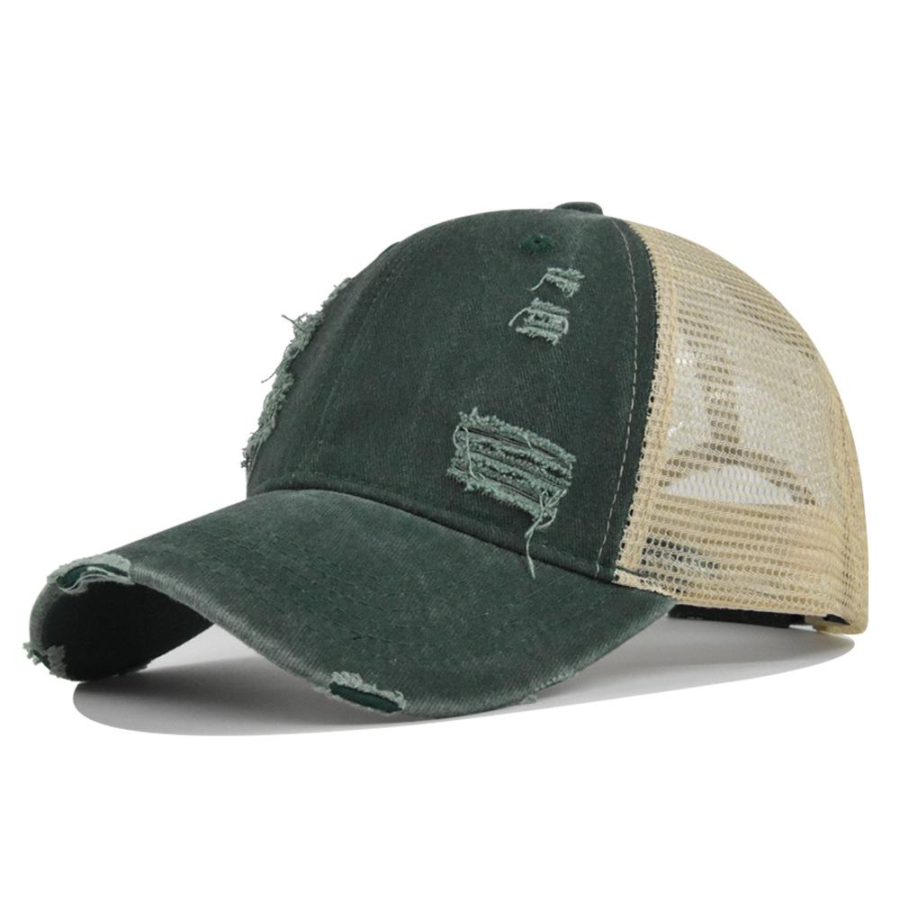 2026 New Hot Sale Unisex Trucker Hat Multi Colors Plain Baseball Cap Women Men Washed Cotton Distressed Cap