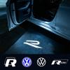 For Volkswagen VW R Line GTI Touareg 7P Golf 5 6 7 Jetta MK5 MK7 Passat B6 B7 B8 B9 CC Tiguan LED Car Door Light Projector Lamp Nq5