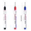 10 Stück Ölbasierter Markierstift 20mm Markierstift Tieflochmarkierstift Lange Spitze Markierer Schnelltrocknend Zimmermannsmarkierer
