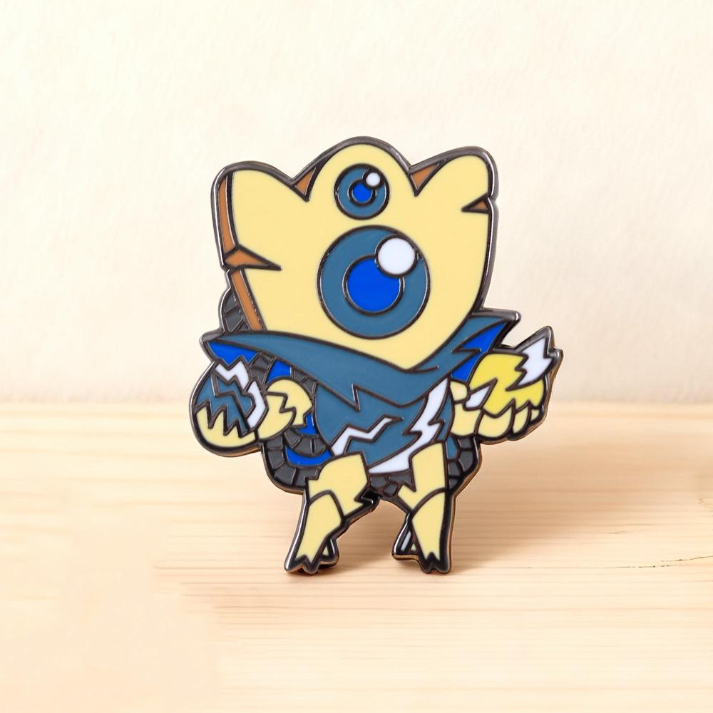 Spire Slayer Enamel Pin: Cute Character Badge for Card Strategy Adventure Game