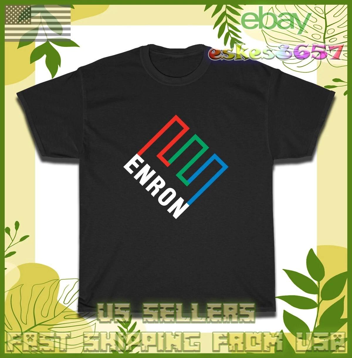 New Enron Corporation Logo Men s T-shirt American Style T Shirt S
