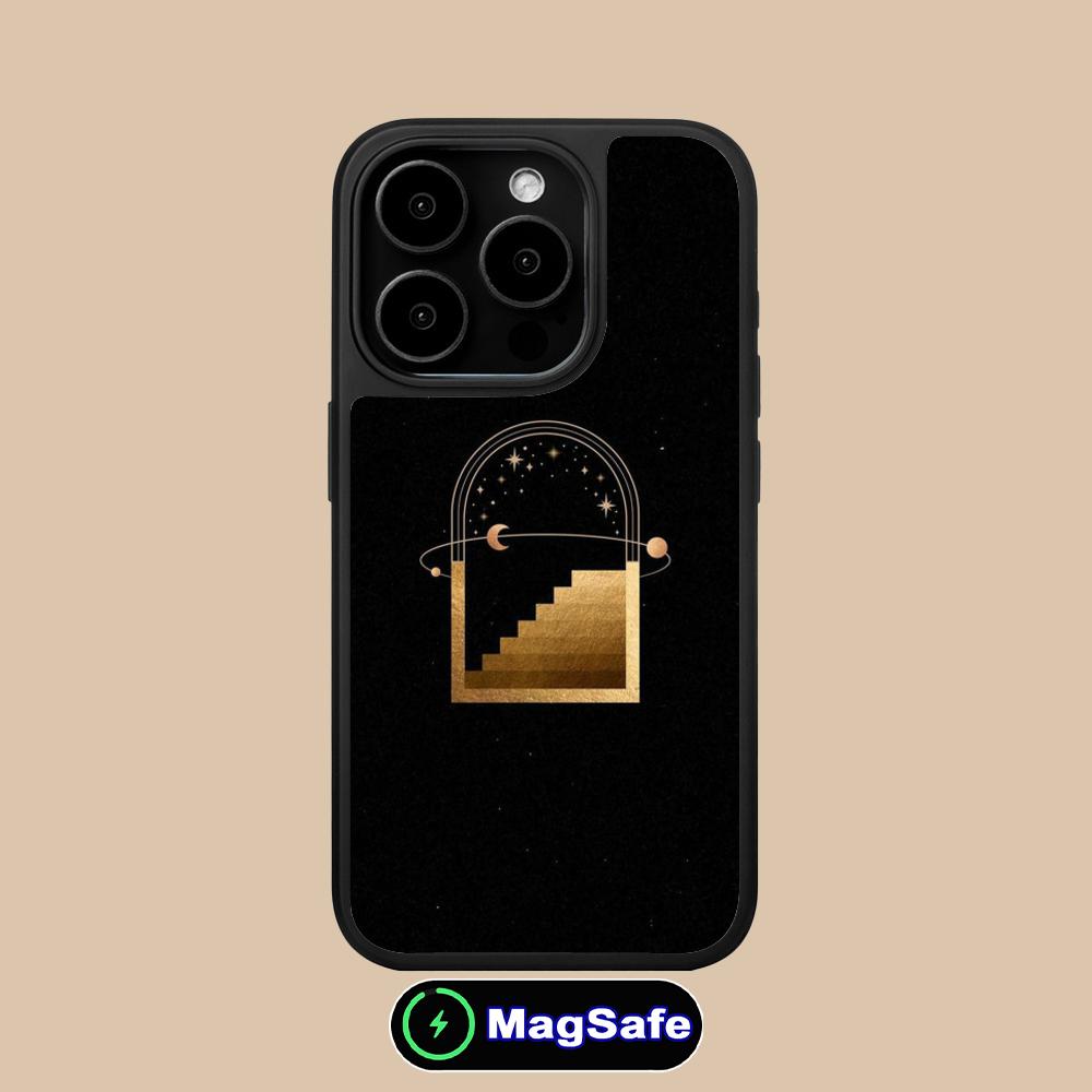 Sun Moon Mobile Cell Phone Case for iPhone 17 16 15 14 13 12 11 Air Pro Max Plus Magsafe Matte Surface Colorful Cover Pretty