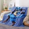 Lucario 2  Print Flannel Blanket, High quality Comfortable for All Seasons, Home Decor, Warmth and Comfort