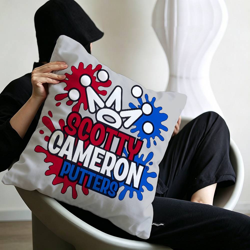 Golf S-Scotty C-Camerons Pillow Cushion Cover Pillowcase Living Room Sofa Home Decor Customized