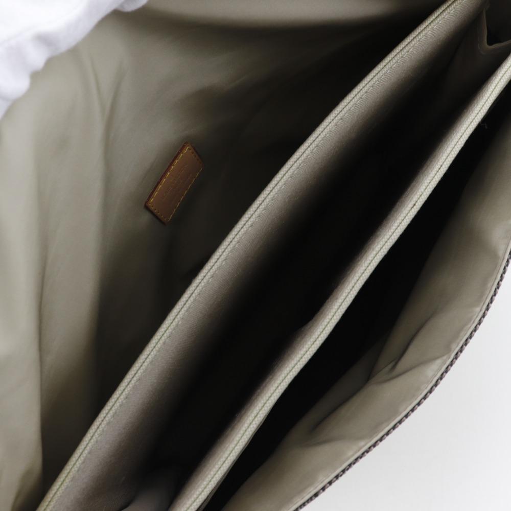 LOUIS VUITTON Messager Shoulder Bag M93030 Tail Brown Damier Jean Canvas mens Used