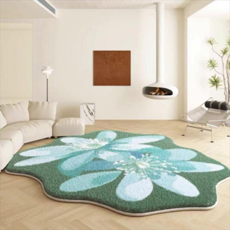 Modern Minimalist Irregular Carpet Living Room Coffee Table Carpet Bedroom Dressing Room Circular Floor Mat