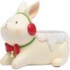 Bunny Reindeer Succulent Planter Resin Animals Flowerpot Cute Succulents Plants Pots  Home