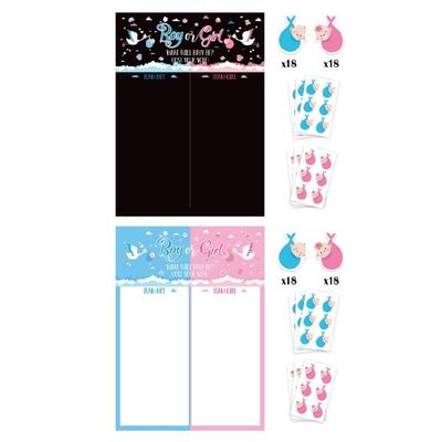 Baby Shower Scratch Off Cards  Boy or Girl Gender Reveal Games Party Supplies