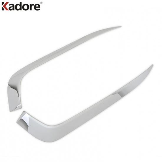 Fog Light Cover Trim For Honda Civic 2016 2017 2018 Sedan Chrome Front Rear Fog Lamp Eyebrow Bumper Lid Eyelid Trims Car Styling