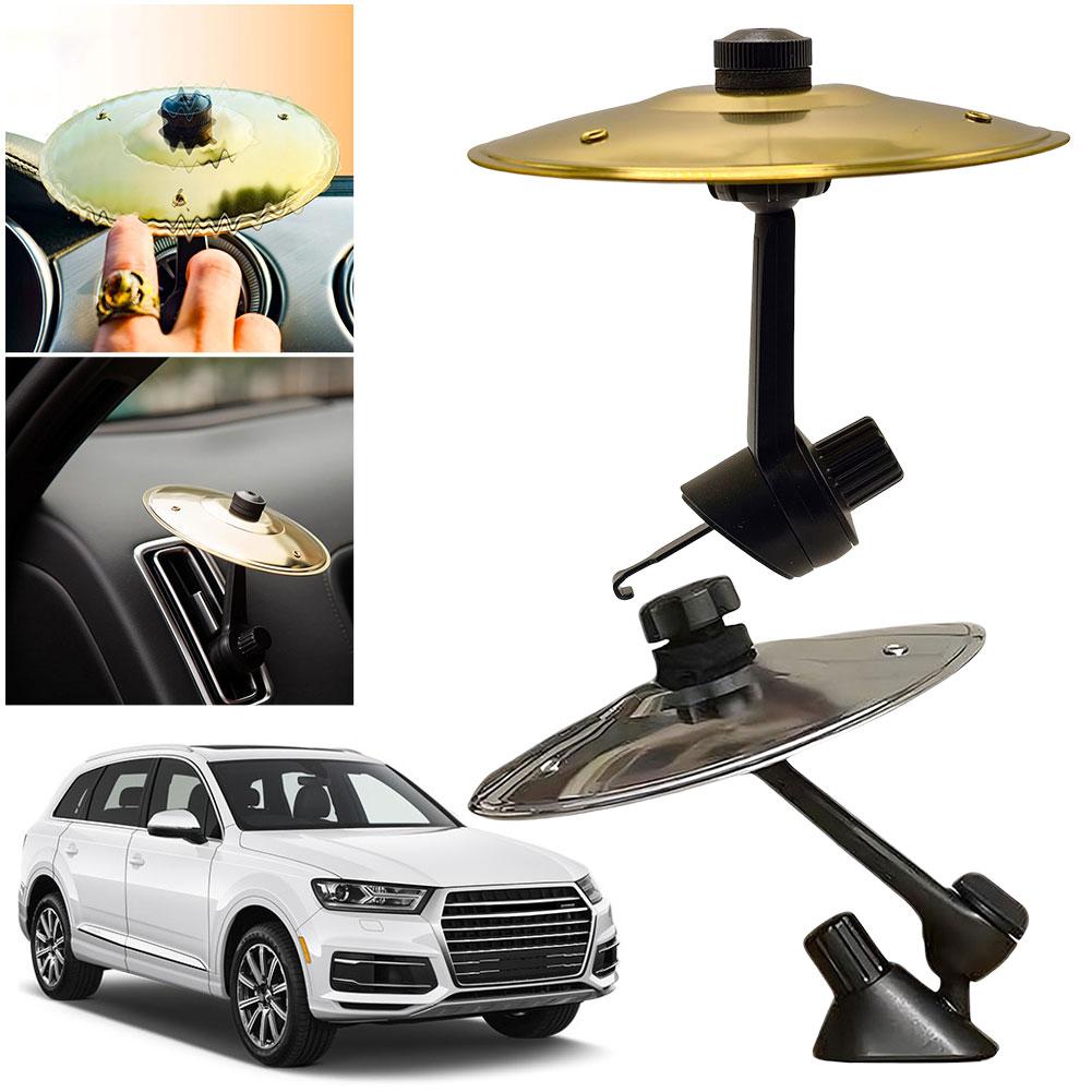 Creative Car Crash Cymbal Car Mounted Percussion Cymbal Decoration Air Vent Car Cymbal Easy To Install Make Driving More Fun