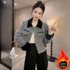 New French Petite Woolen Jacket - Autumn/Winter Collection, Stylish Lapel, Thickened Short Design