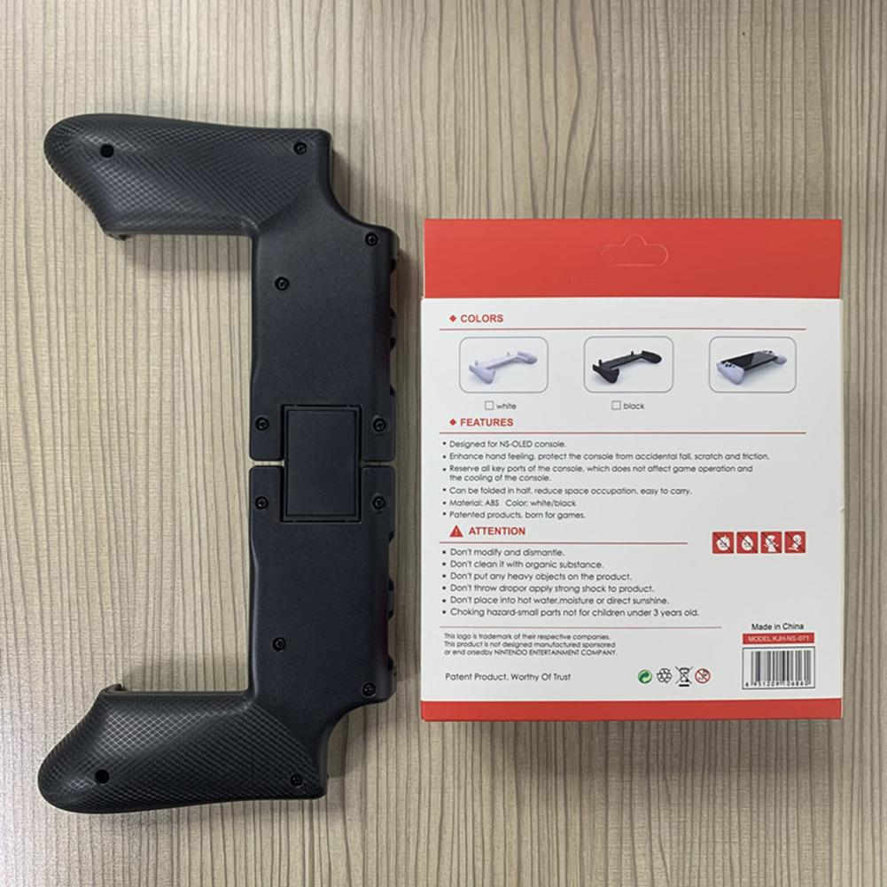 Foldable Hand Grip Stand Ergonomic Game Console Anti-scratches Protective Grip Fit for Nintendo Switch OLED Accessories