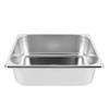 Edelstahl Barspüle 12.6x10.24x3.94in Quadratische Küchenspüle Handwaschbecken mit 40mm Abfluss