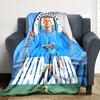 1pc Haaland15 Blanket, Gift, for Men and Women, Soft Blanket, Good for Sofa Bed Couch Travel, Lightweight Flannel Blanket