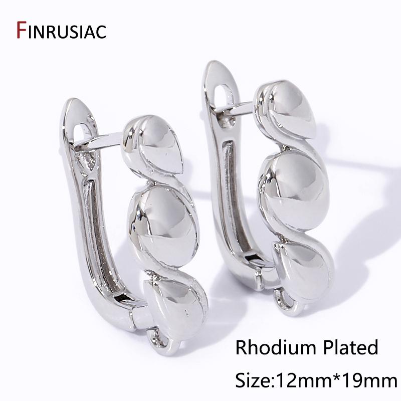 

DIY Women Earrings Making Findings,18K Gold Plated Brass Earwire Fixtures Earrings Hooks Clasps For Earrings Making Accessories 1 pair