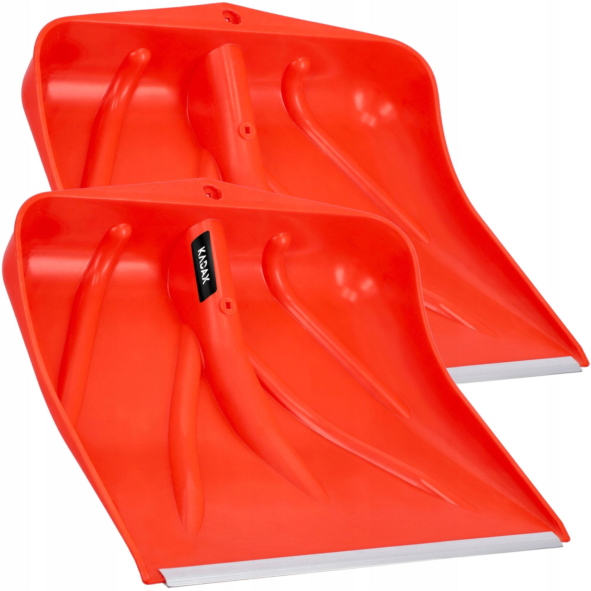 KADAX 2x Pala pala Per Neve Raschietto Edile Senza Manico forte arancione