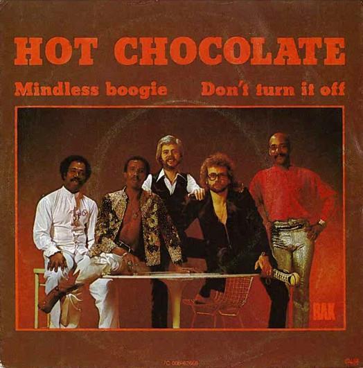 

7inch Record HOT CHOCOLATE - Mindless Boogie / Don t Turn It Off 7C00662666 RAK 1979 Scandinavi Soul/Funk Used