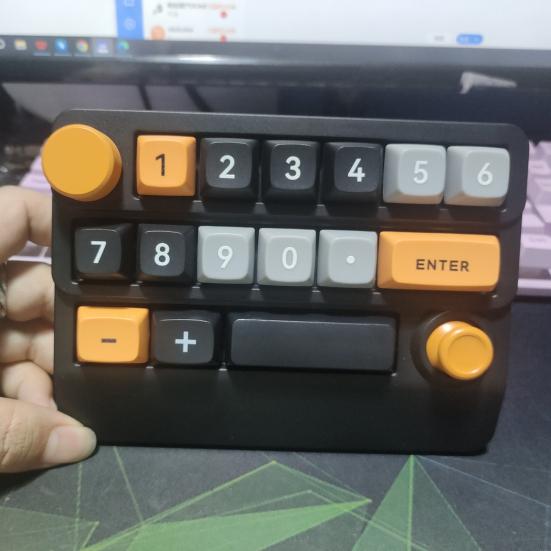 3 Modes Mini Wireless Keyboard with RGB Backlit Macro Programmable 15 Key Hot-swap DIY One Handed Gaming Mechanical Keypad PC Accessories