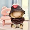 Doll Clothes Set 17cm Doll Accessories Love Heart Top Scarf Hat No Dolls