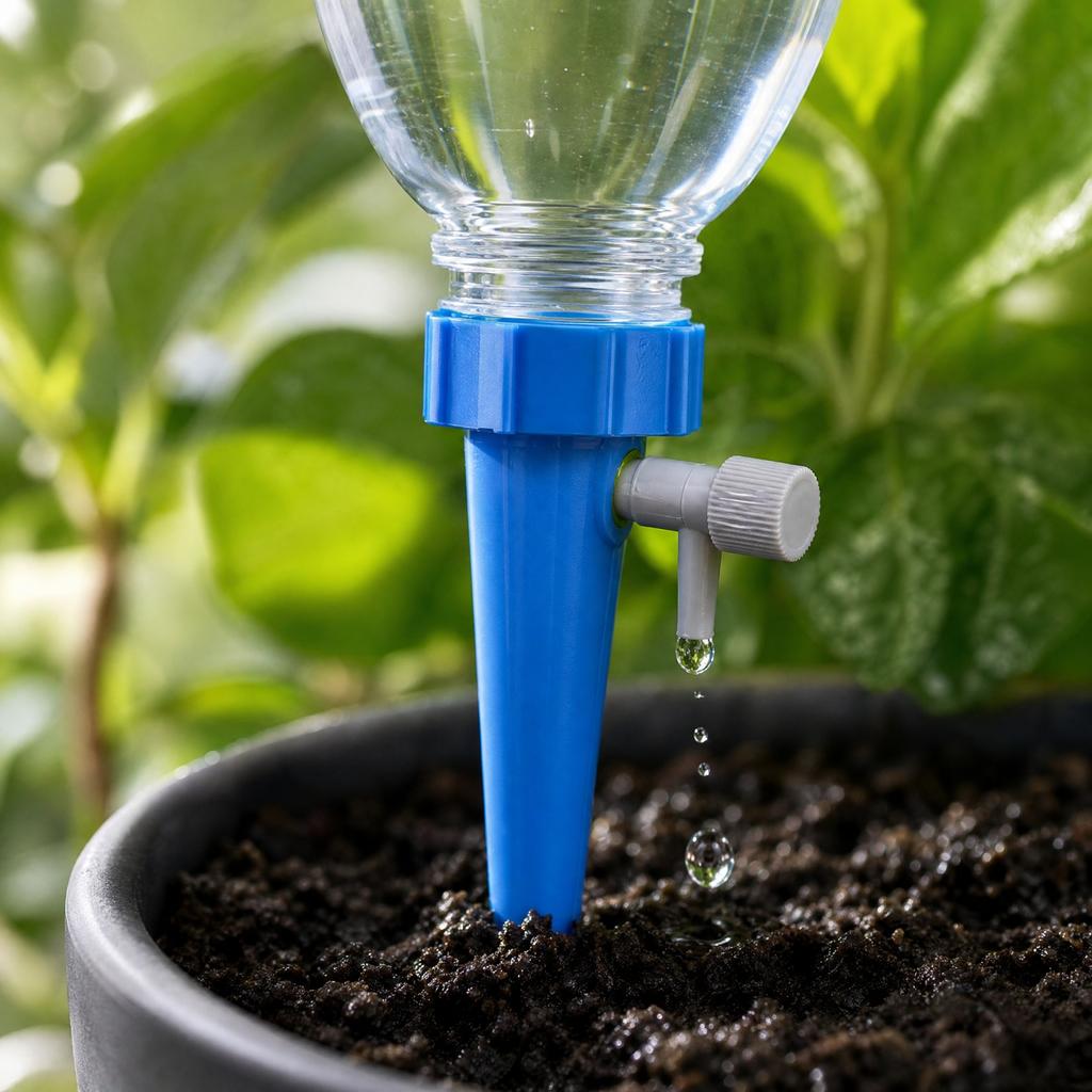 Arroseur Automatique pour Plantes avec Minuterie, Arrosage Automatique Réglable pour Plantes d'Intérieur et d'Extérieur