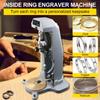 Ring Engraver for Rings Inner Engraving Inside Ring Engraving Machine Standard Letter Block Stamper Double Sided Dial