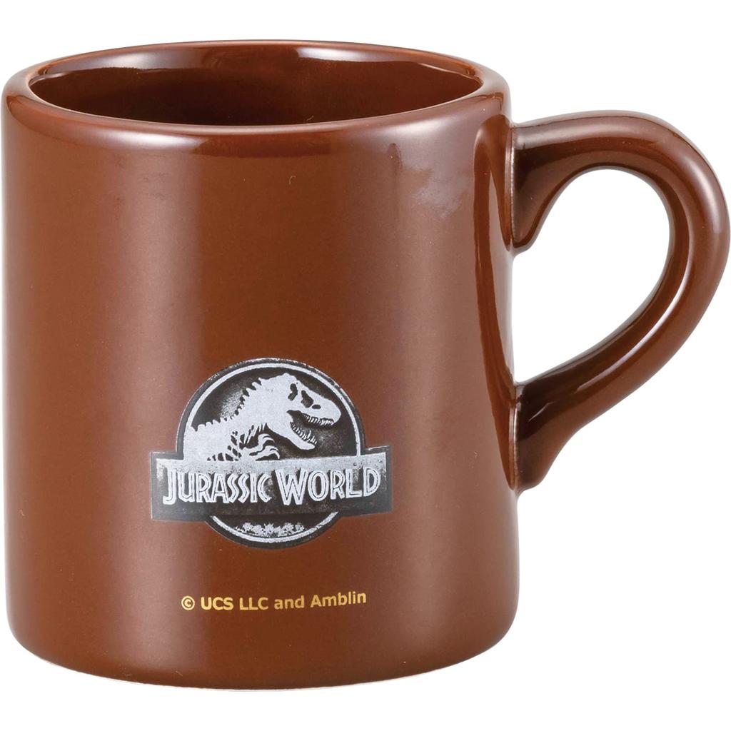 Sunart Stegosaurus Mug with Jurassic World Movie Brown "Jurassic World" Figurine, Approx. 200ml, Merchandise, Tableware, Gift, SAN3821-3