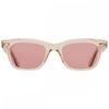 Garrett Leight Grove Sun Bordeaux Rechteckige Sonnenbrille 2143 Bre Bor 48 Multi