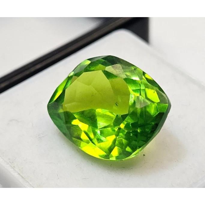 Peridot Green Natural 6-8 Ct Fancy Cut Beautiful Certified Loose Gemstone