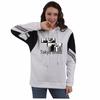 Anime Tokyo Ghoul Unisex Color Block Patchwork Fleece Hoodie (Autumn/Winter).