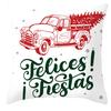 Christmas Elk Pillow Cover Home Gift Cushion Cover Fabric Sofa Pillow Cover