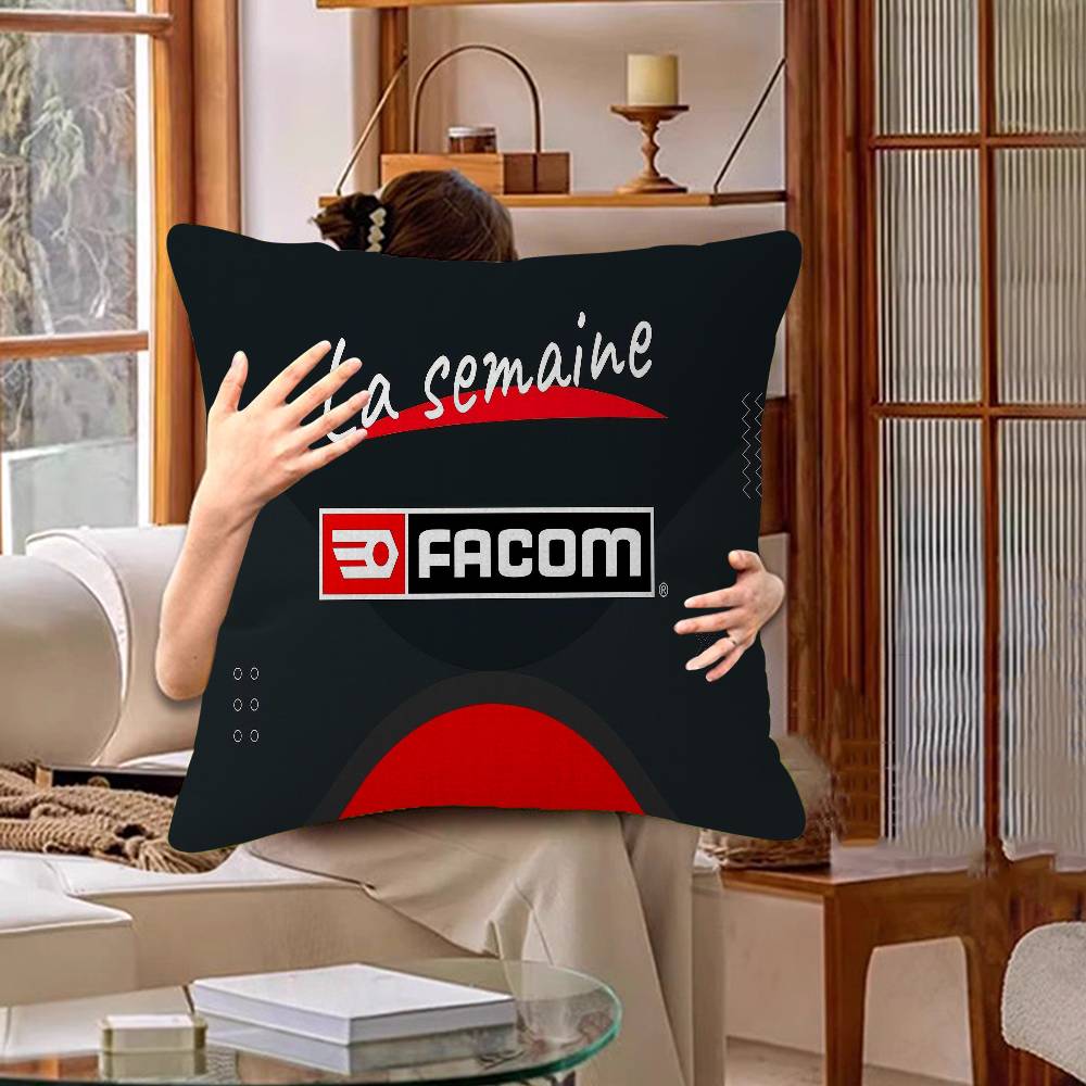 FACOM Logo Pillow Cover Sofa Cushion Cover Home Room Decoration Children Gift
